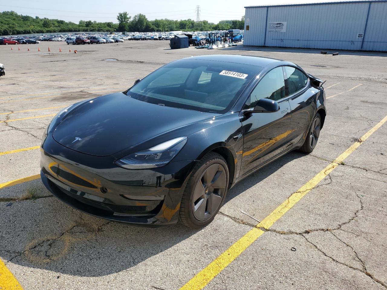 TESLA MODEL 3 2021 5yj3e1ea2mf911329