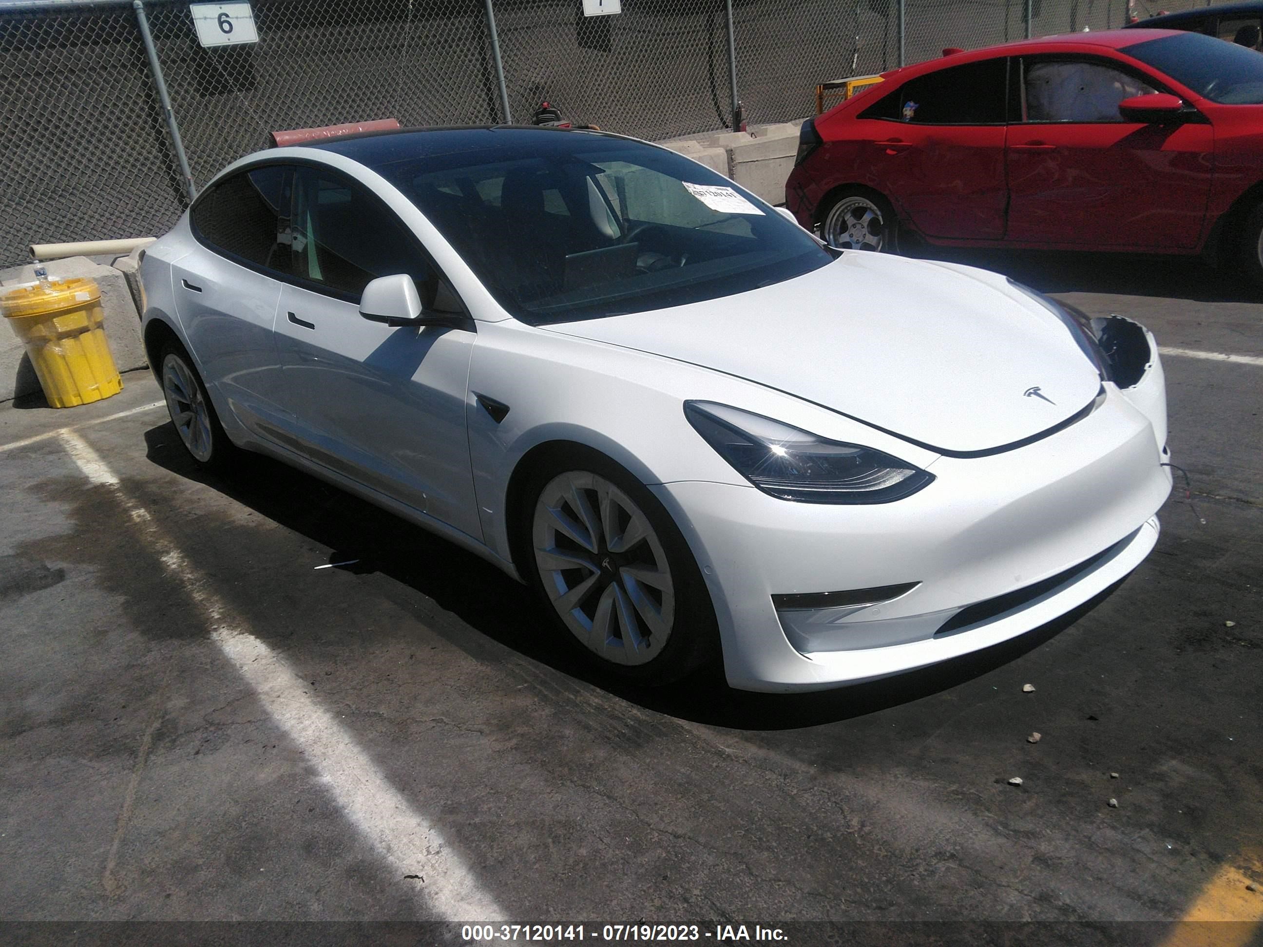 TESLA MODEL 3 2021 5yj3e1ea2mf917096