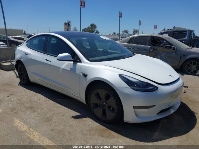 TESLA MODEL 3 2022 5yj3e1ea2nf155468