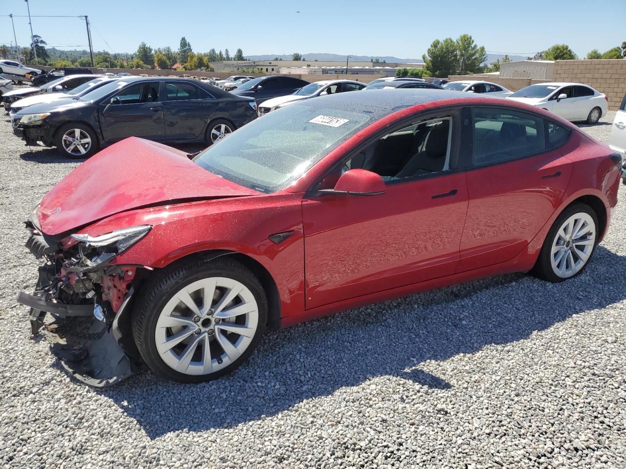 TESLA MODEL 3 2022 5yj3e1ea2nf303957