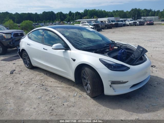 TESLA MODEL 3 2022 5yj3e1ea2nf320192