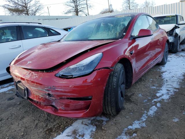 TESLA MODEL 3 2022 5yj3e1ea2nf370056