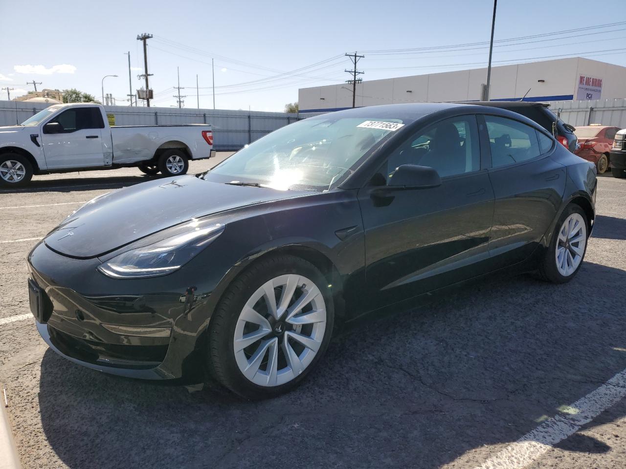 TESLA MODEL 3 2022 5yj3e1ea2nf371675