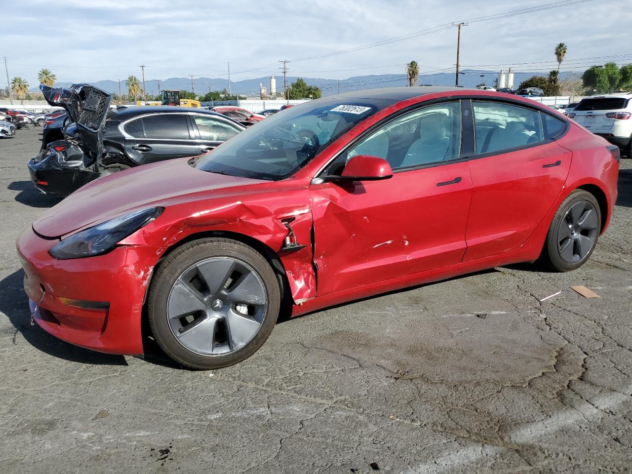 TESLA MODEL 3 2022 5yj3e1ea2nf374950