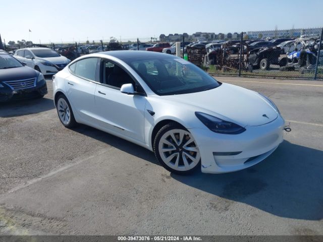 TESLA MODEL 3 2021 5yj3e1ea3mf872038