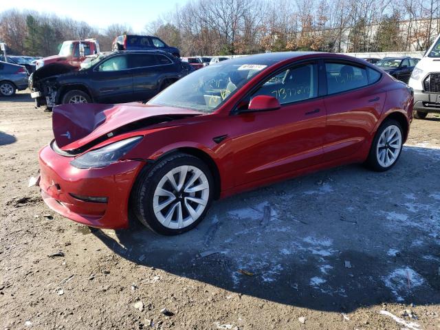 TESLA MODEL 3 2022 5yj3e1ea3nf289955