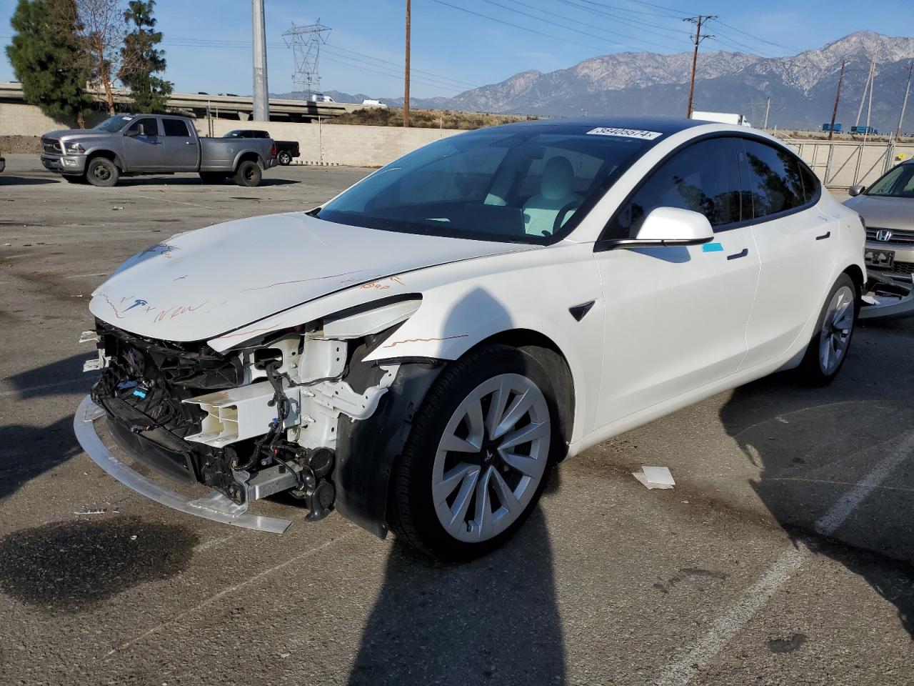 TESLA MODEL 3 2021 5yj3e1ea4mf032155