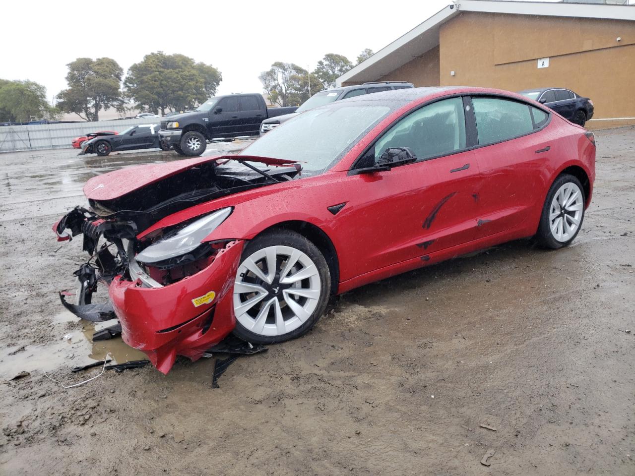 TESLA MODEL 3 2021 5yj3e1ea4mf077581