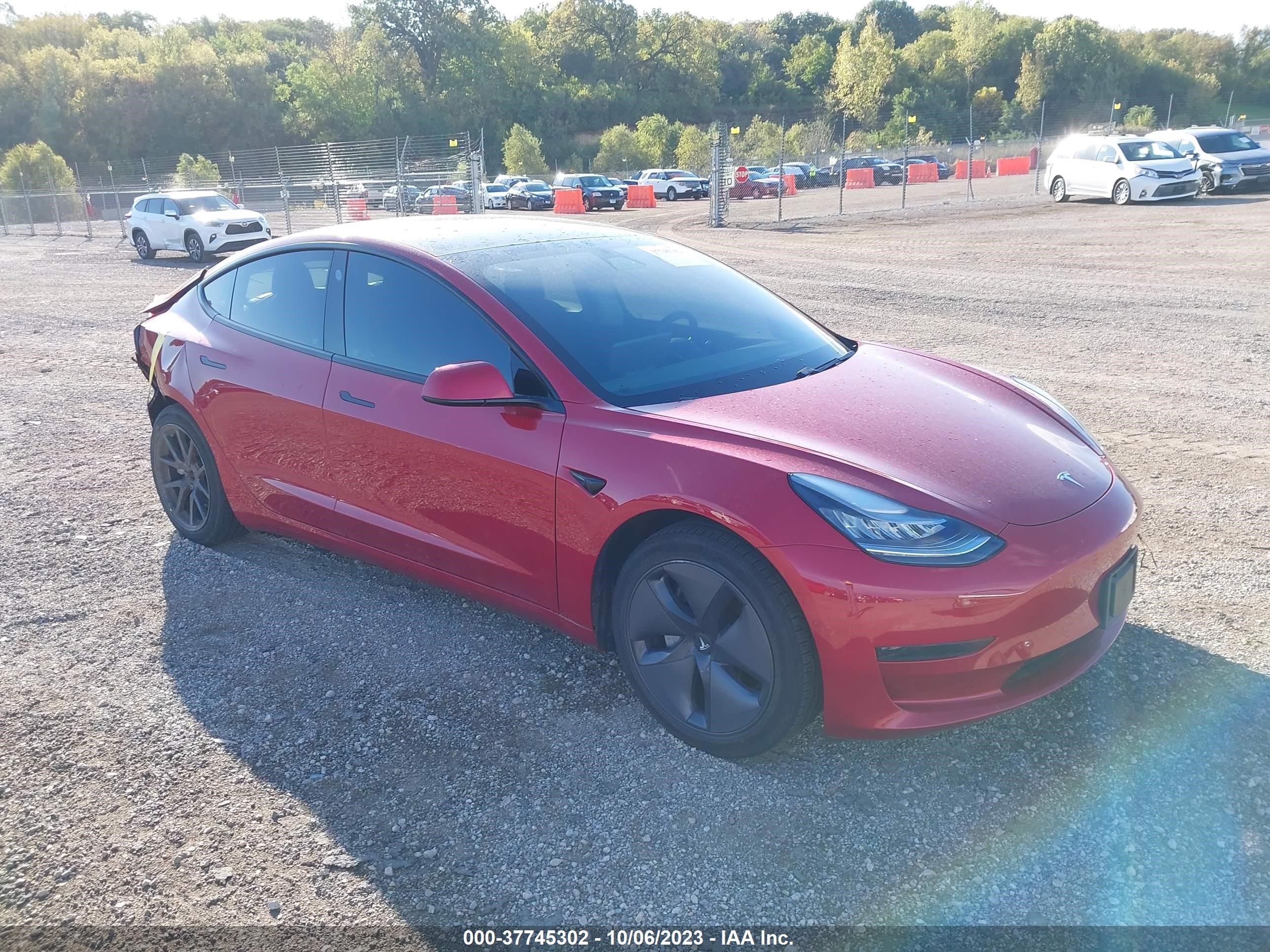 TESLA MODEL 3 2021 5yj3e1ea4mf843163