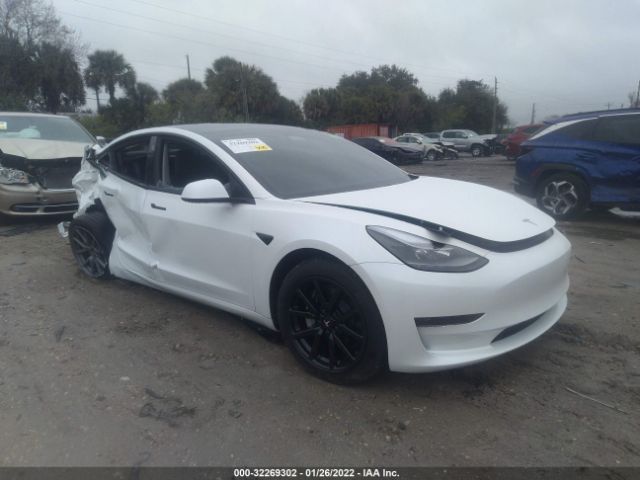 TESLA MODEL 3 2021 5yj3e1ea4mf922557