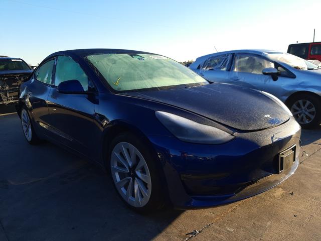 TESLA MODEL 3 2021 5yj3e1ea4mf986596