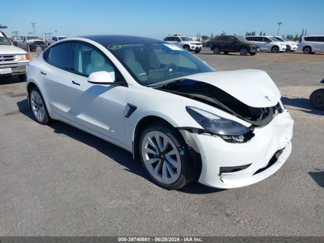 TESLA MODEL 3 2022 5yj3e1ea4nf154404