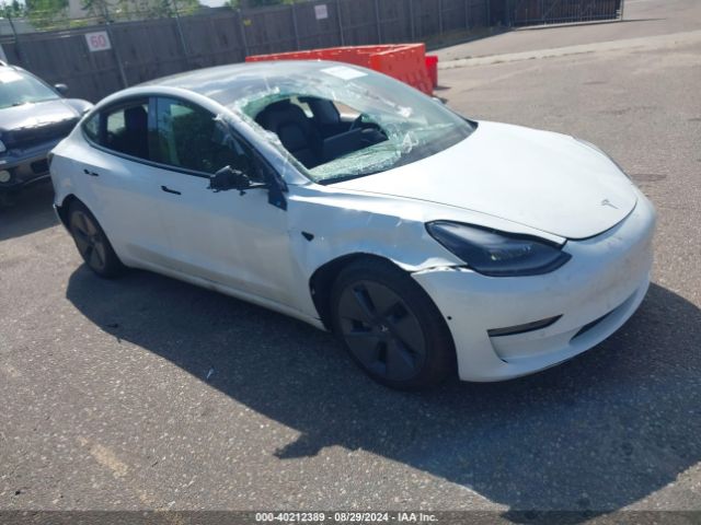 TESLA MODEL 3 2022 5yj3e1ea4nf155164