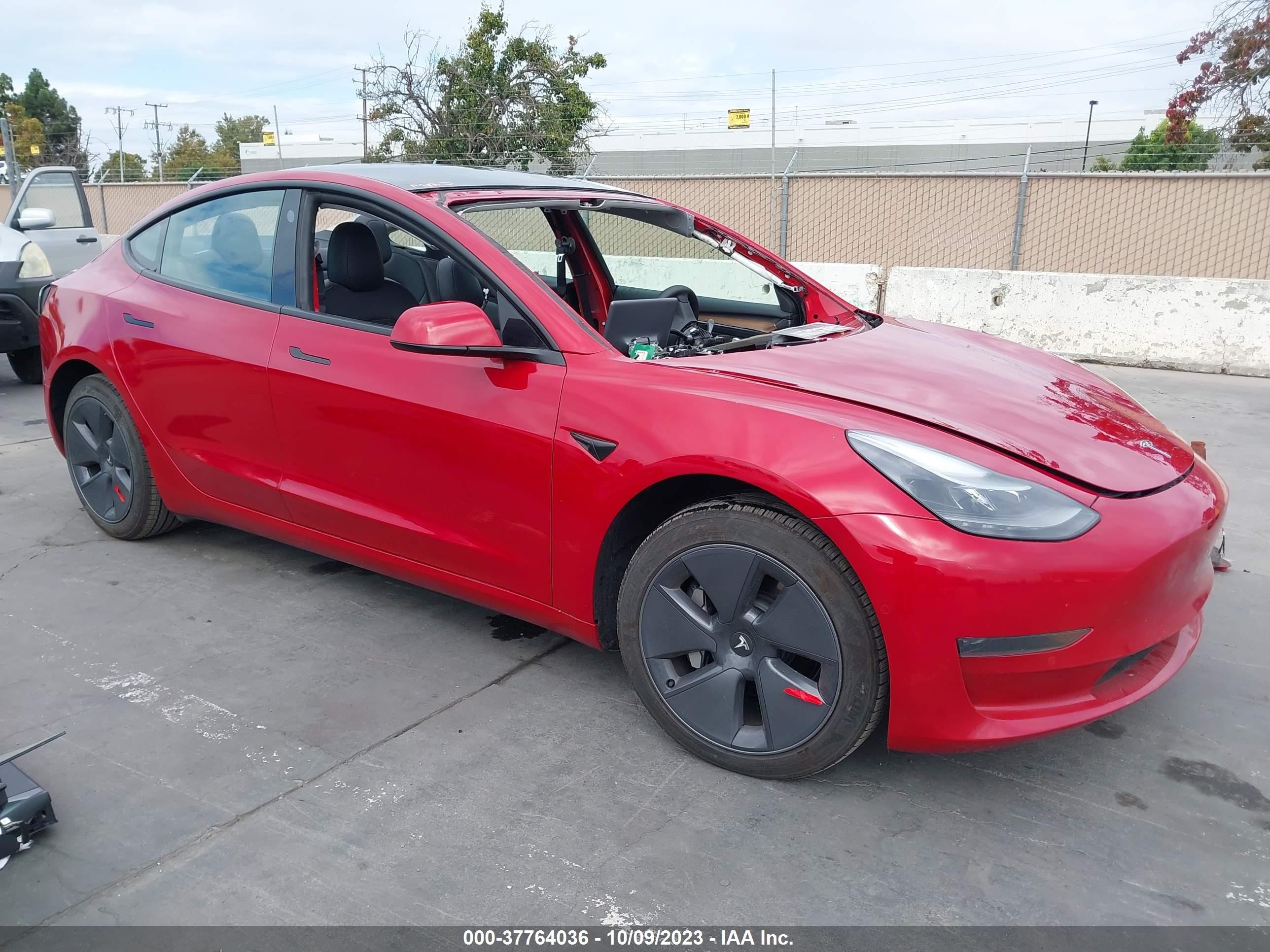 TESLA MODEL 3 2022 5yj3e1ea4nf305693