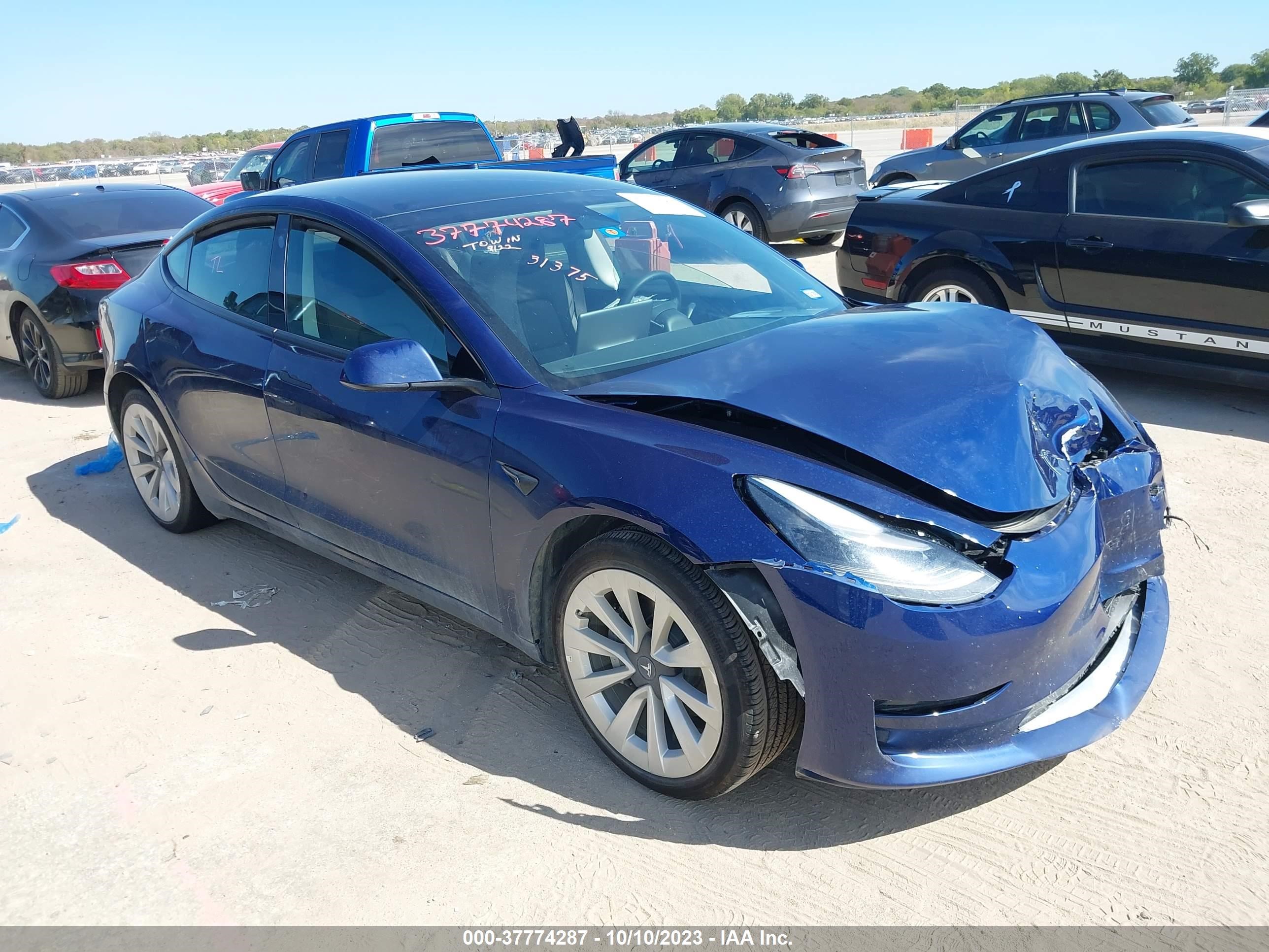 TESLA MODEL 3 2023 5yj3e1ea4pf431099