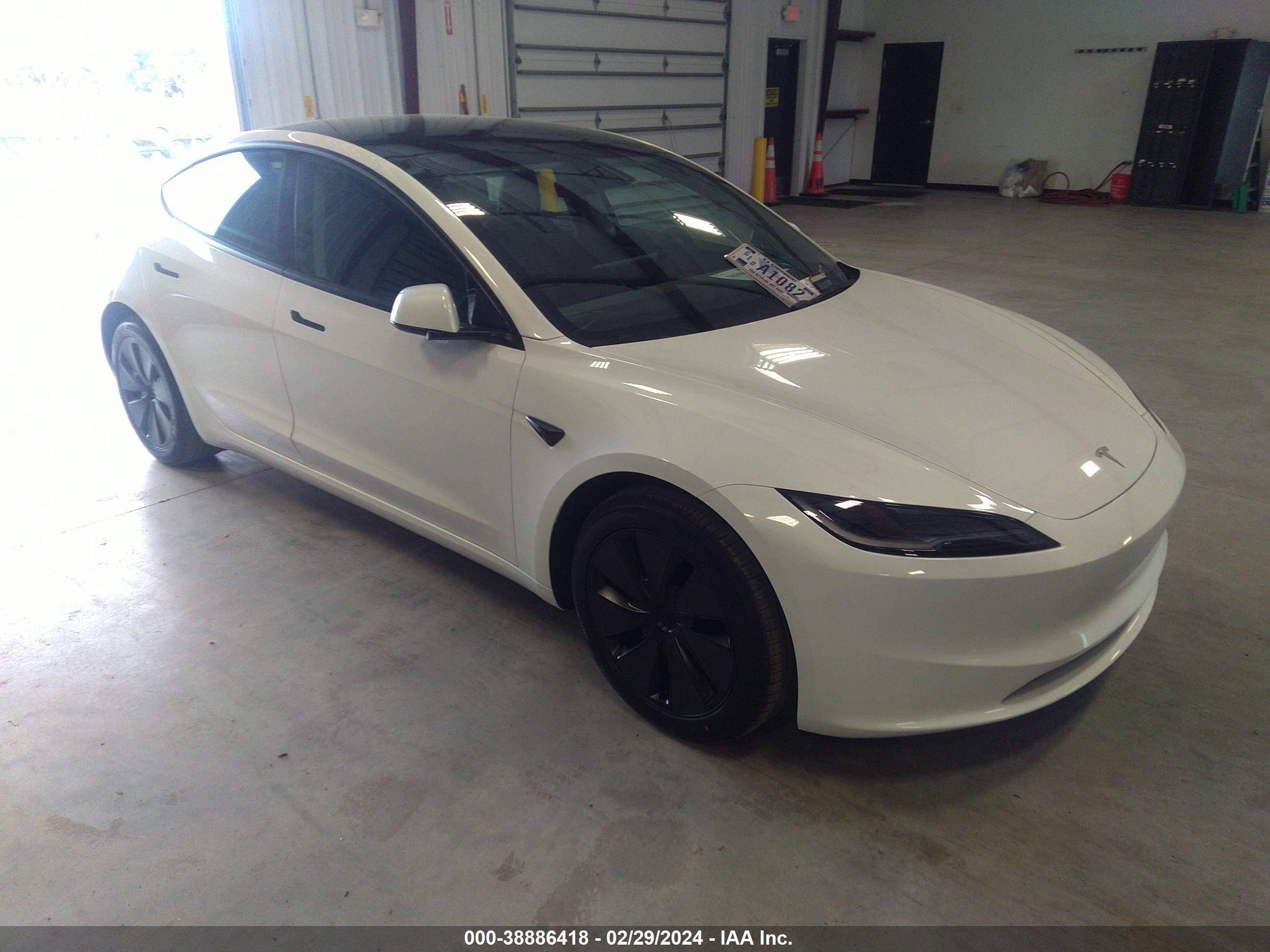 TESLA MODEL 3 2024 5yj3e1ea4rf722382