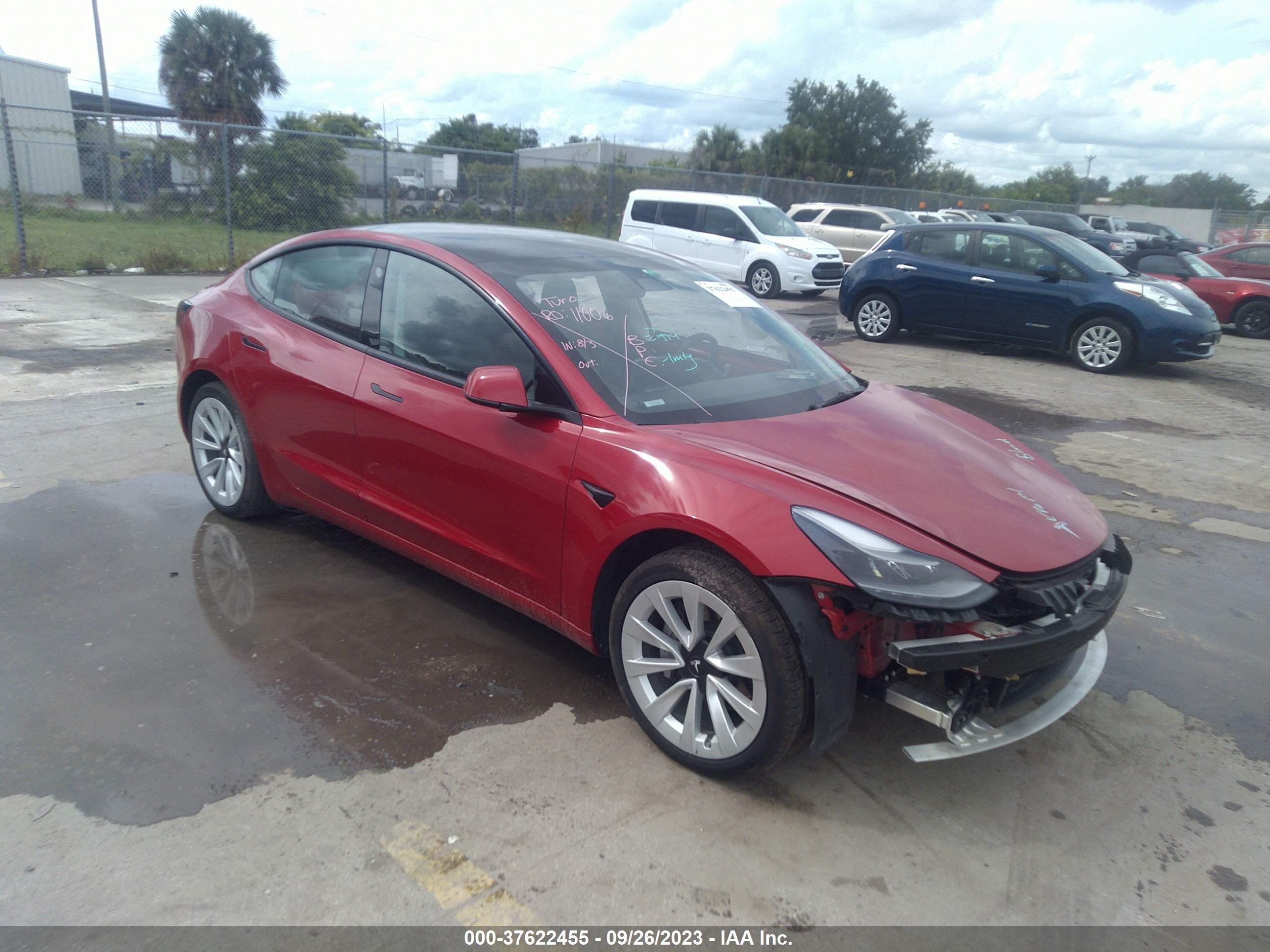 TESLA MODEL 3 2021 5yj3e1ea5mf095927