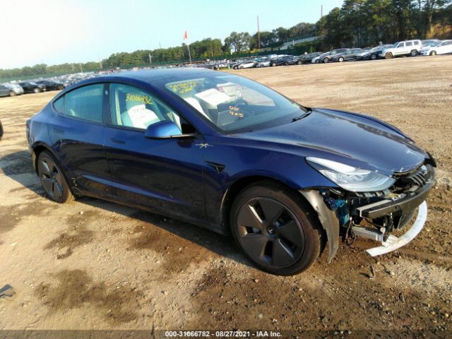 TESLA MODEL 3 2021 5yj3e1ea5mf850722