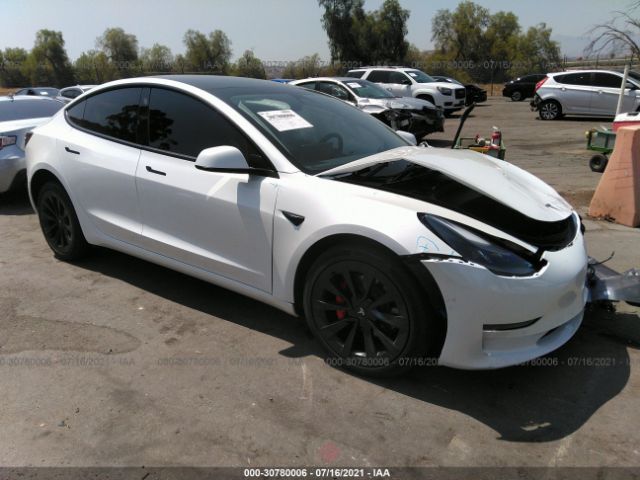 TESLA MODEL 3 2021 5yj3e1ea5mf941540