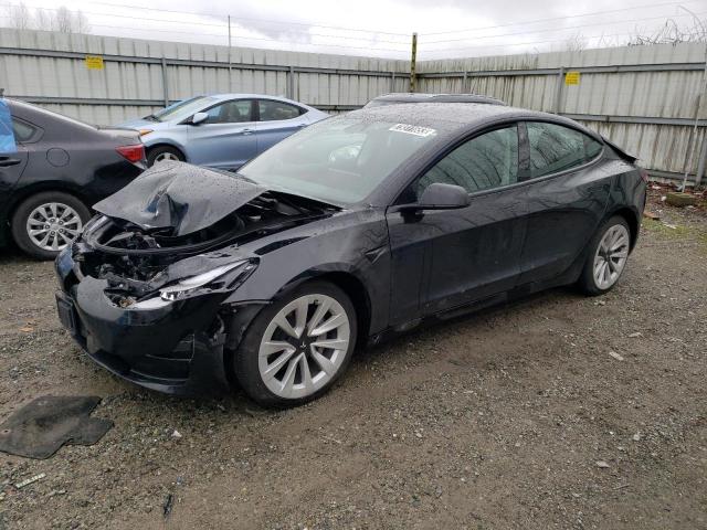 TESLA MODEL 3 2022 5yj3e1ea5nf287947