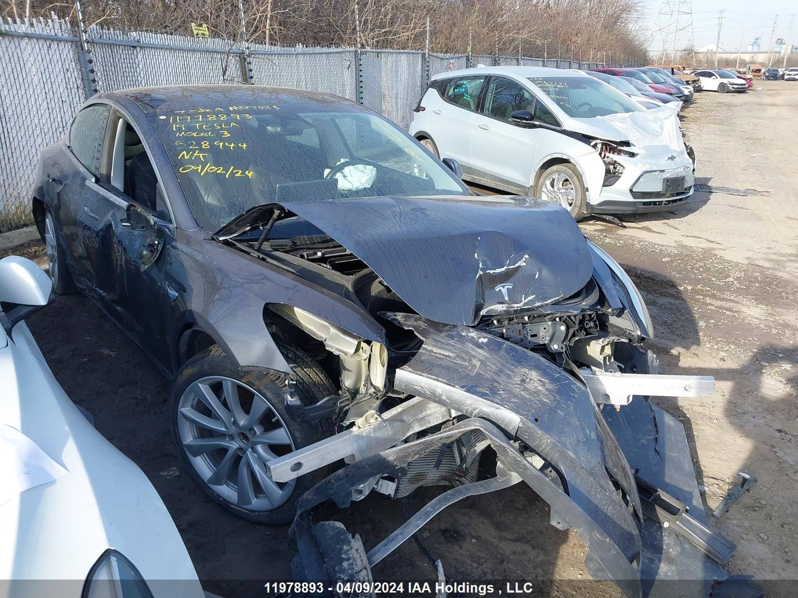 TESLA MODEL 3 2019 5yj3e1ea6kf528944