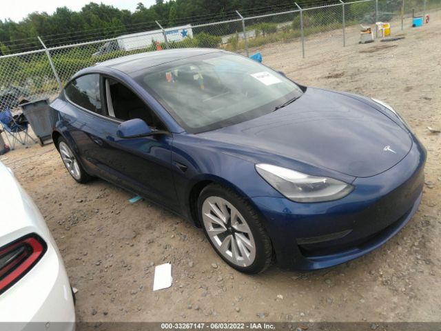 TESLA MODEL 3 2021 5yj3e1ea6mf047157