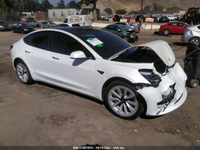 TESLA MODEL 3 2021 5yj3e1ea6mf059938