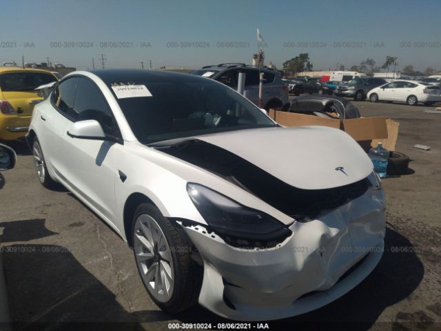 TESLA MODEL 3 2021 5yj3e1ea6mf872129