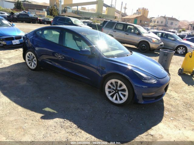 TESLA MODEL 3 2021 5yj3e1ea6mf874706