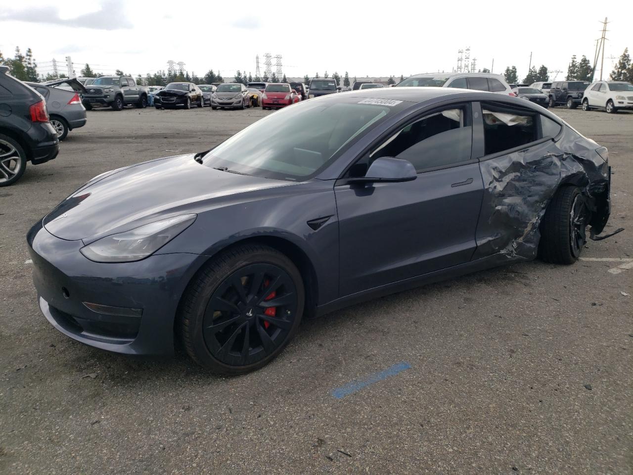 TESLA MODEL 3 2021 5yj3e1ea6mf876620