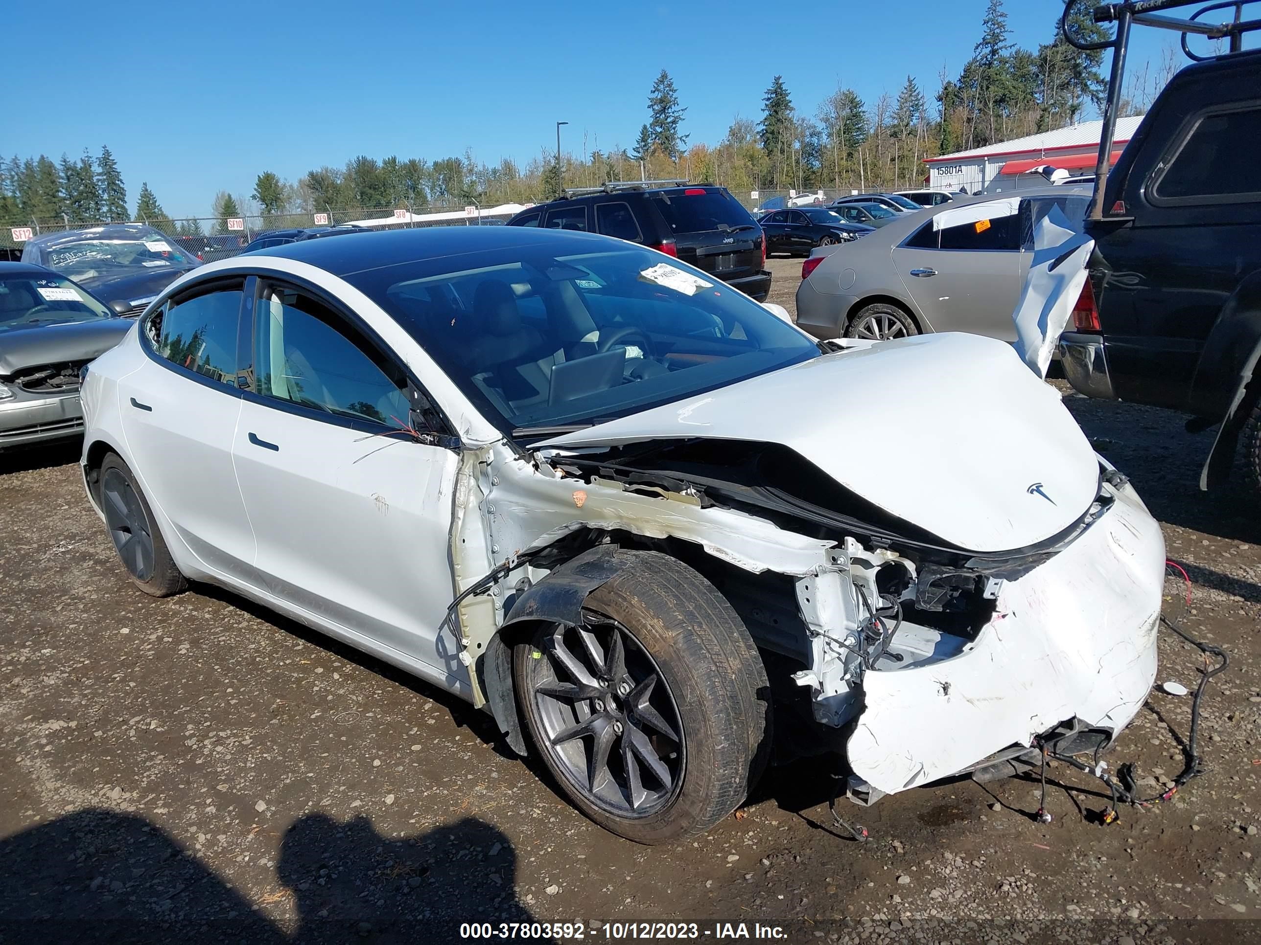 TESLA MODEL 3 2022 5yj3e1ea6nf336041