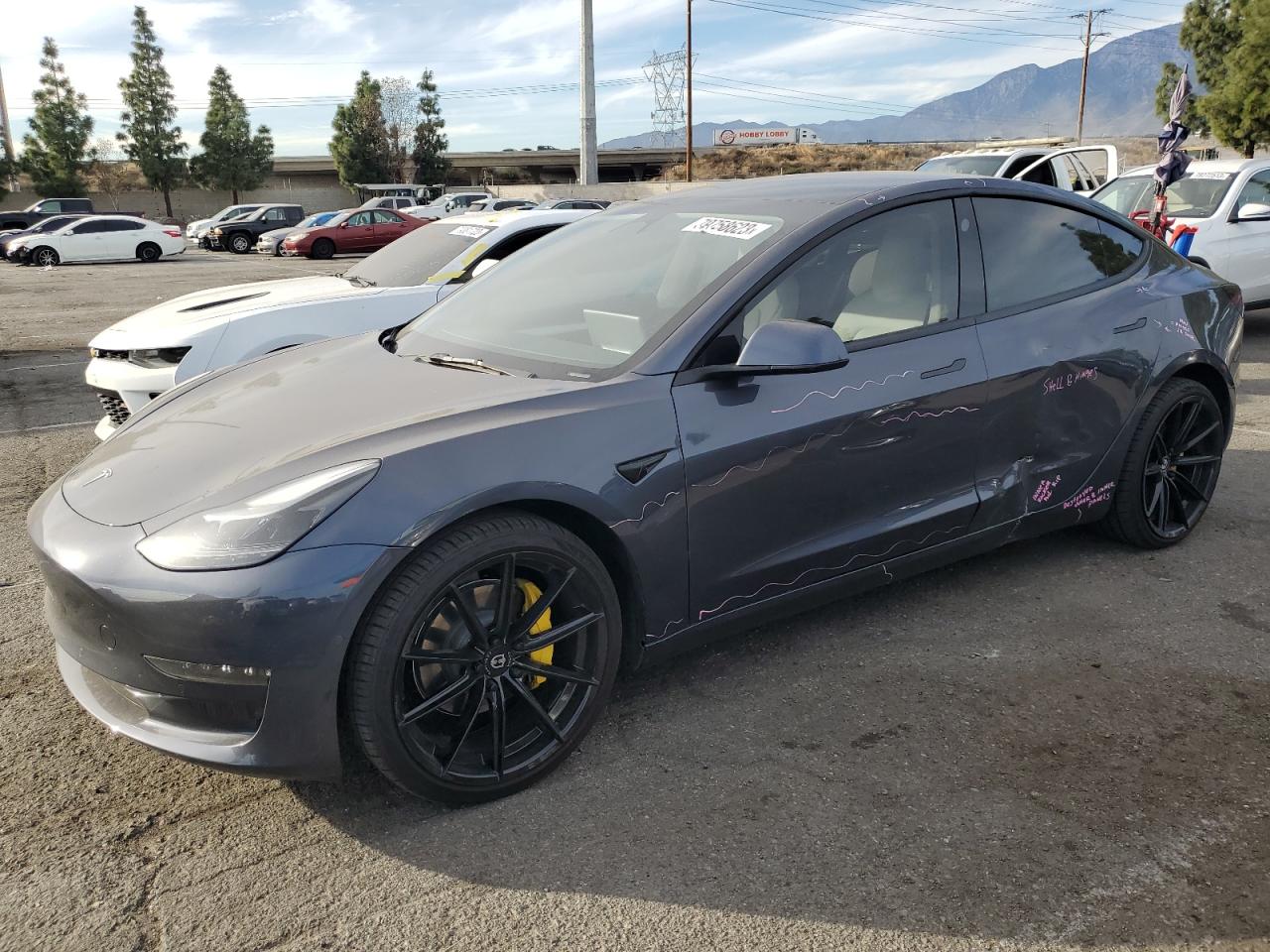 TESLA MODEL 3 2022 5yj3e1ea6nf336475