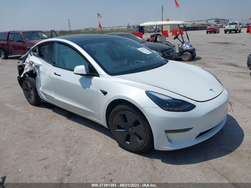 TESLA MODEL 3 2022 5yj3e1ea6nf336816