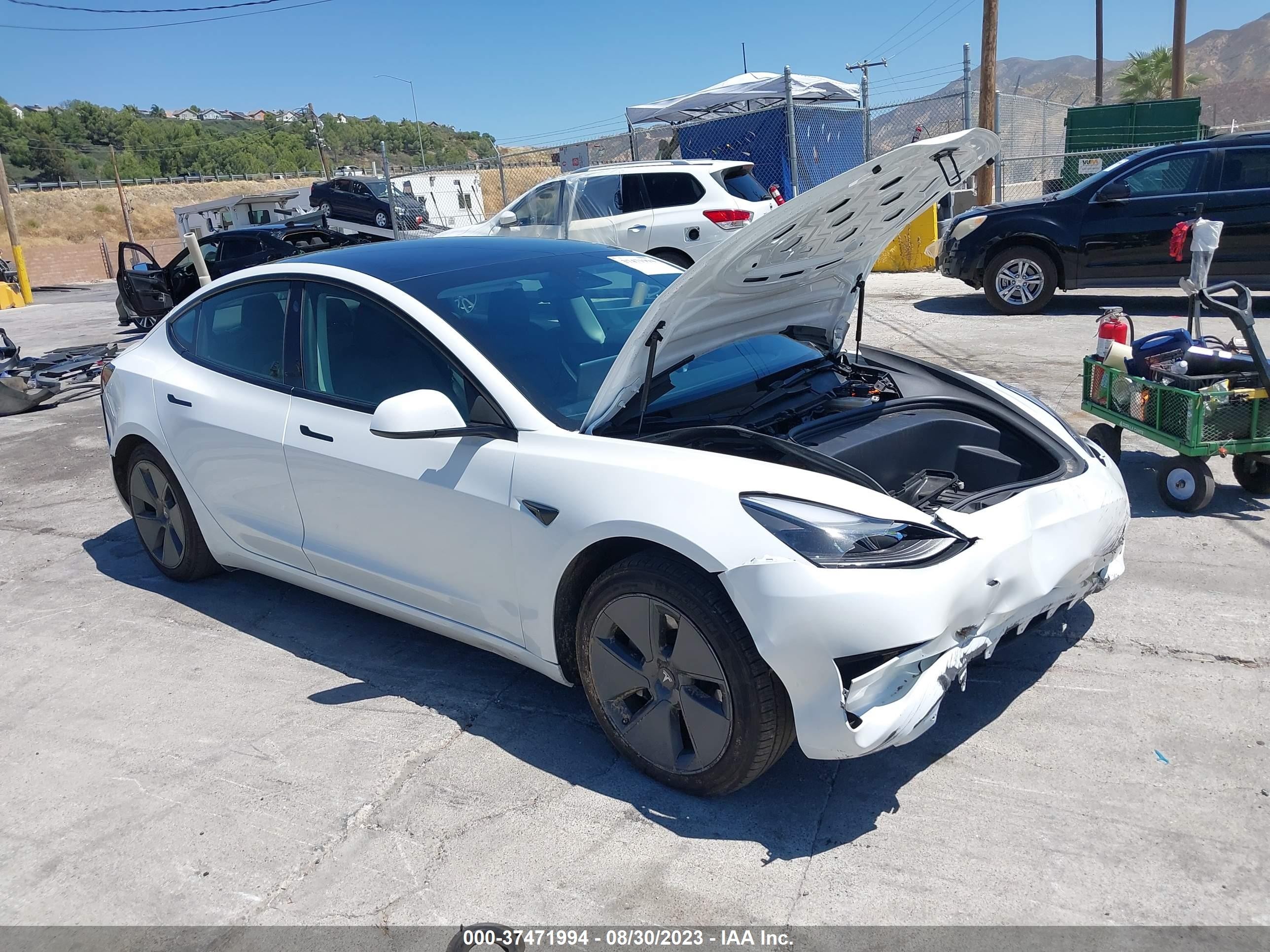 TESLA MODEL 3 2022 5yj3e1ea6pf417995