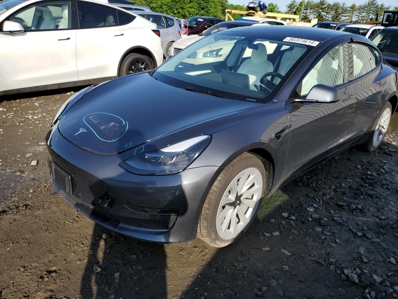 TESLA MODEL 3 2023 5yj3e1ea6pf690712