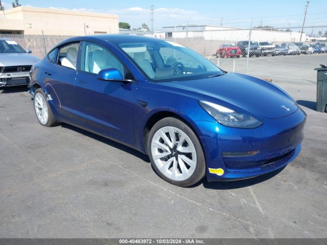 TESLA MODEL 3 2022 5yj3e1ea7nf137998