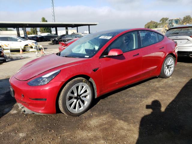 TESLA MODEL 3 2022 5yj3e1ea7nf144949