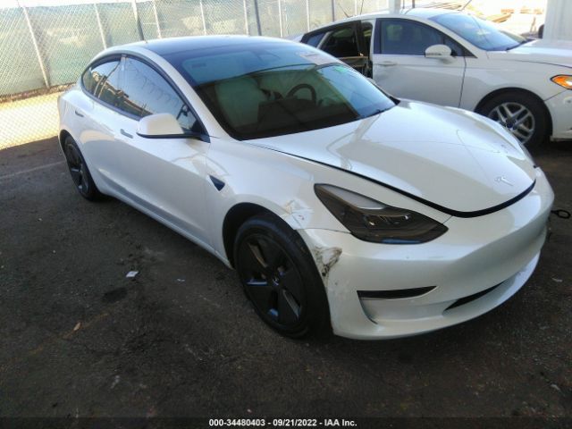 TESLA MODEL 3 2022 5yj3e1ea7nf249748