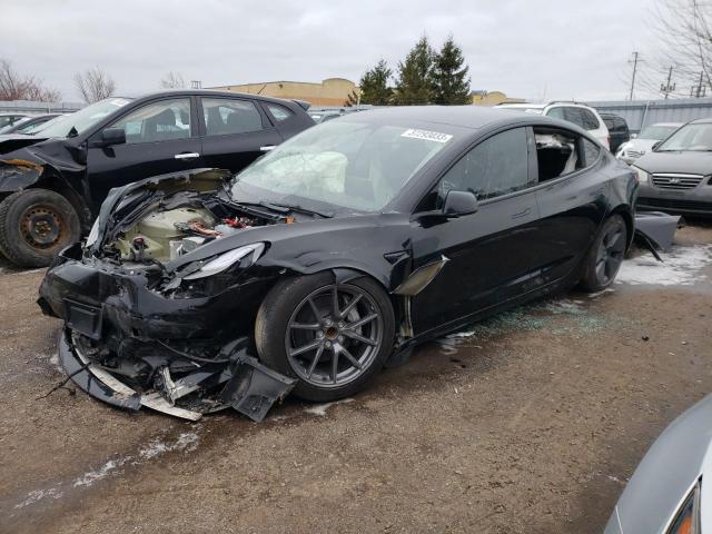 TESLA MODEL 3 2022 5yj3e1ea7nf252441