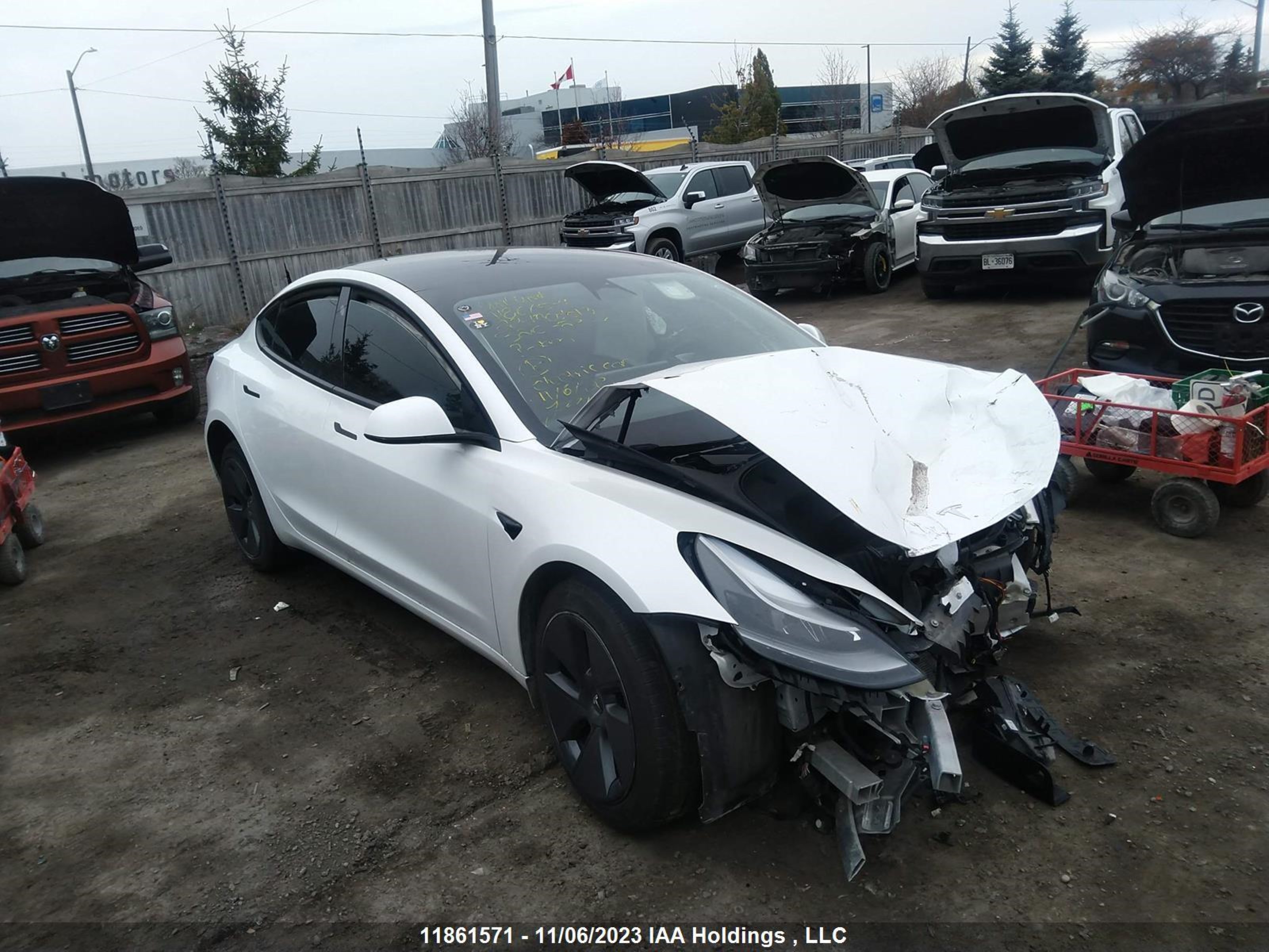 TESLA MODEL 3 2022 5yj3e1ea7nf320723