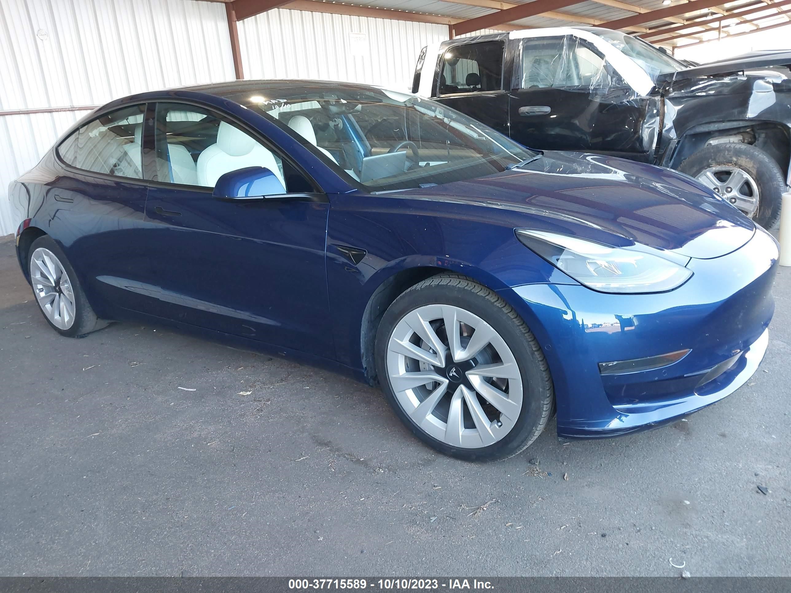 TESLA MODEL 3 2021 5yj3e1ea8mf032062