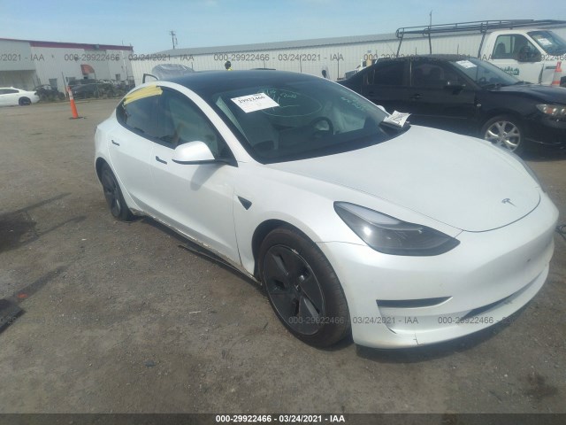 TESLA MODEL 3 2021 5yj3e1ea8mf877834