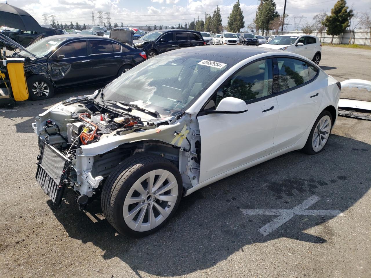 TESLA MODEL 3 2022 5yj3e1ea8nf295718