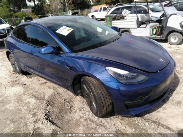 TESLA MODEL 3 2021 5yj3e1ea9mf077401