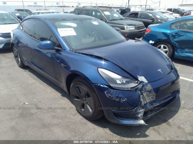 TESLA MODEL 3 2021 5yj3e1ea9mf941606