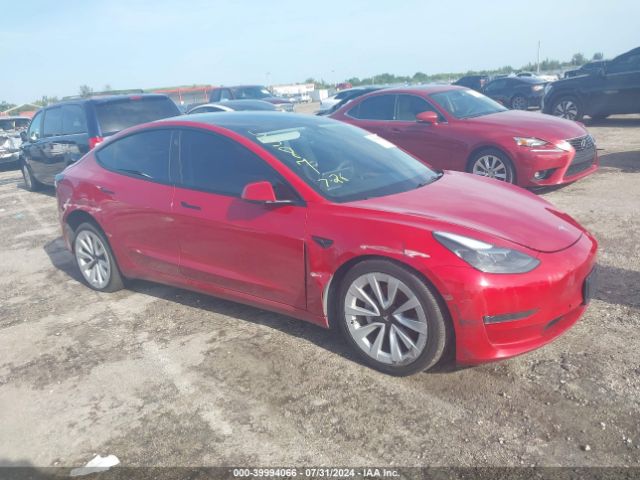 TESLA MODEL 3 2022 5yj3e1ea9nf185387