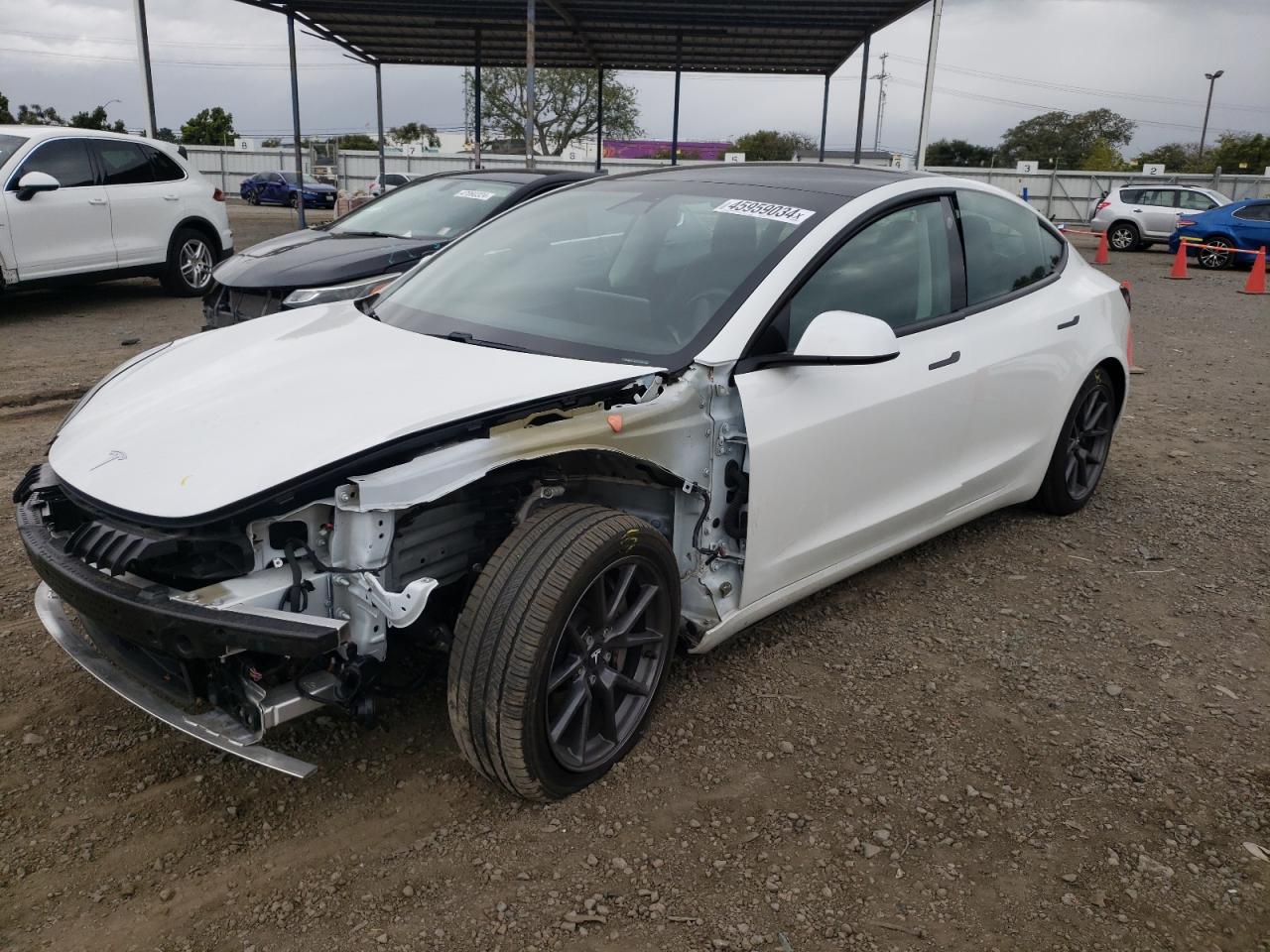 TESLA MODEL 3 2021 5yj3e1eaxmf053589