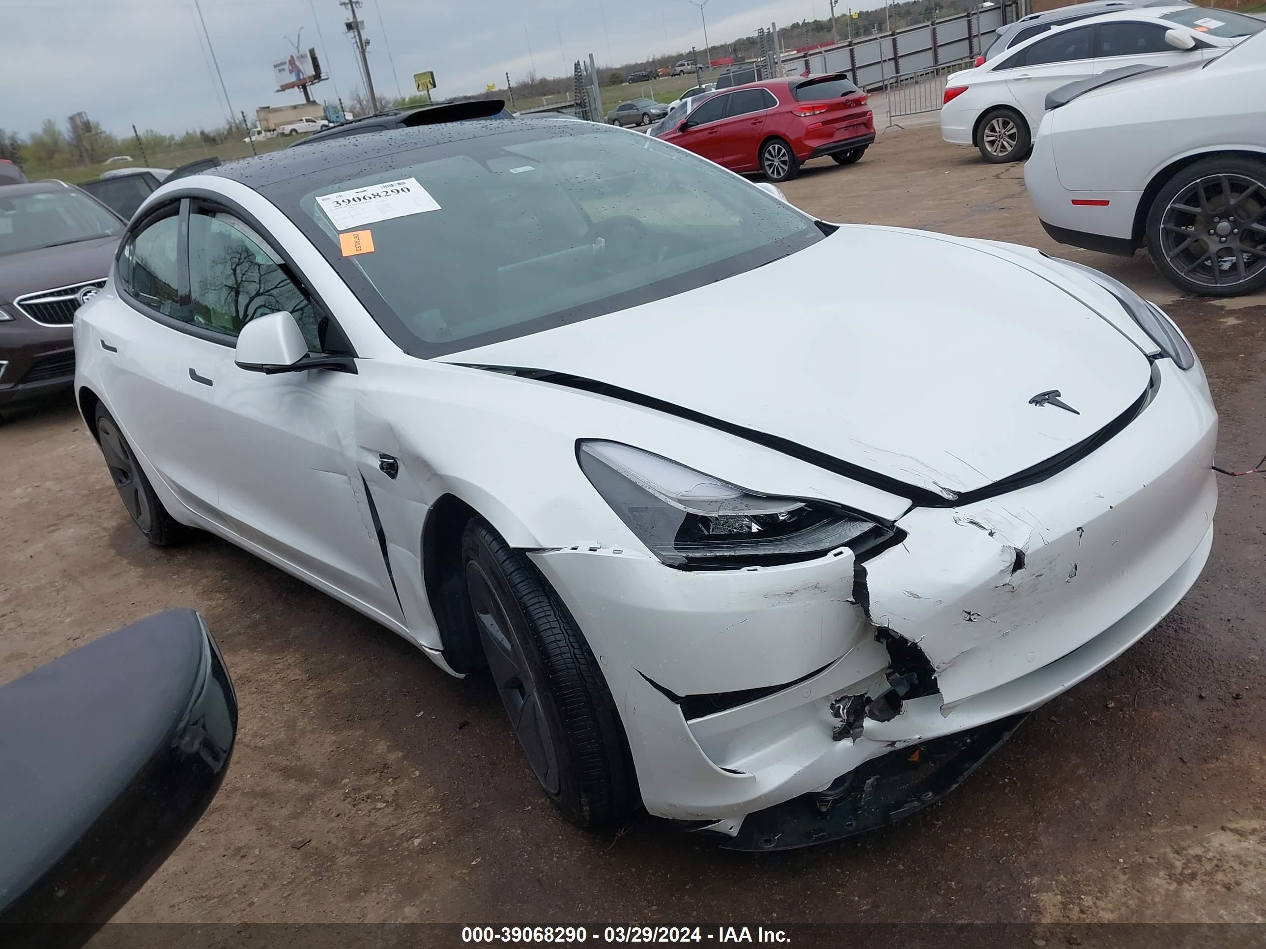 TESLA MODEL 3 2021 5yj3e1eaxmf876975