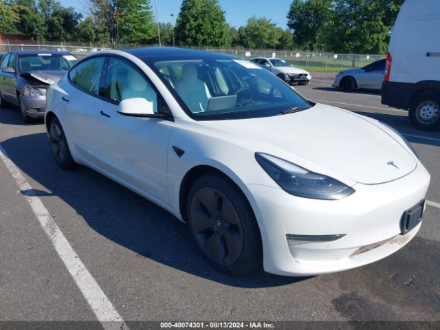 TESLA MODEL 3 2022 5yj3e1eaxnf123321