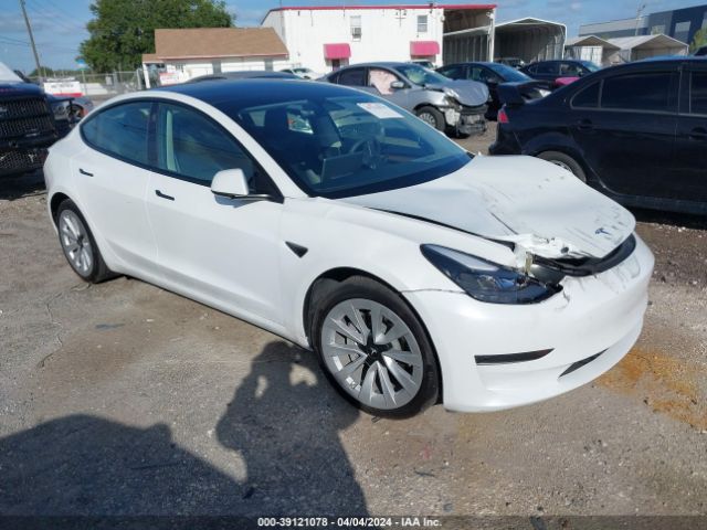 TESLA MODEL 3 2022 5yj3e1eaxnf318142